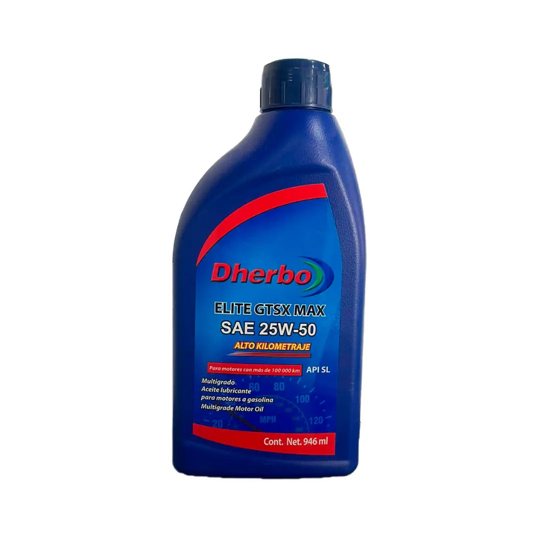 Aceite Dherbo Elite GTSX Max SAE 25W-50 (900ml)